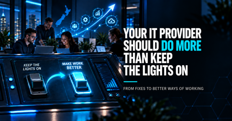 Your IT Provider Should Do More Than Keep the Lights On - First Focus New Zealand
